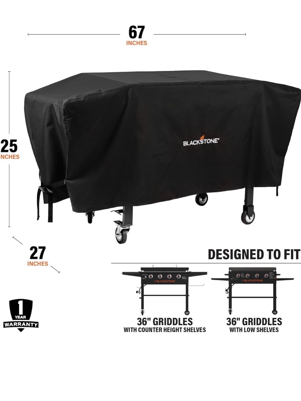 BLACKSTONE | 36” Classic Griddle Cover